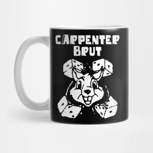 carpenter brut bunny dice Mug